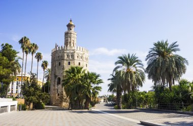 Torre del oro (altın kule), erken 13 ce dan Ortaçağ Simgesel Yapı