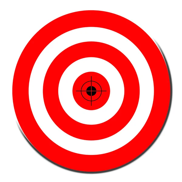 Red target symbol — Stock Photo, Image