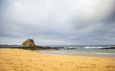 Beach la magdalena santander, cantabria, İspanya