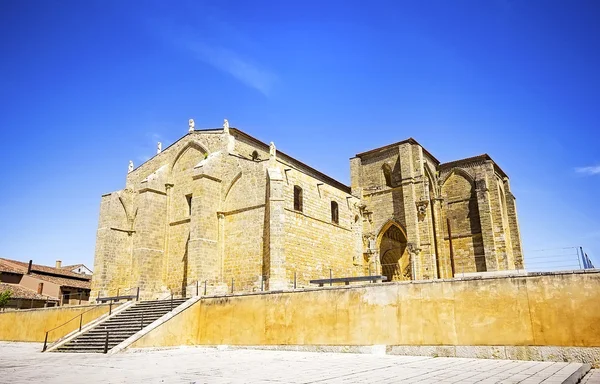 Villalcazar de sirga, palencia, castill de santa maria Kilisesi — Stok fotoğraf