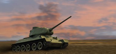 Tanklar Ukrayna sahasında ilerliyor.