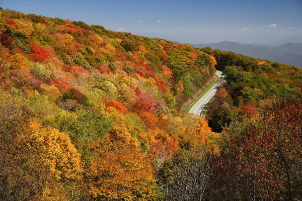 Cherohala Skyway no outono — Fotografia de Stock