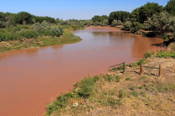 Der Malerische Bighorn River Bundesstaat Wyoming — Stockfoto