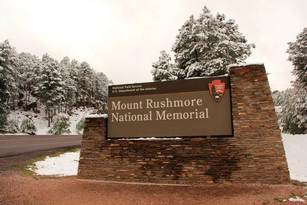 Keystone September Mount Rushmore Del Mount Rushmore National Memorial Mest Royaltyfria Stockfoton