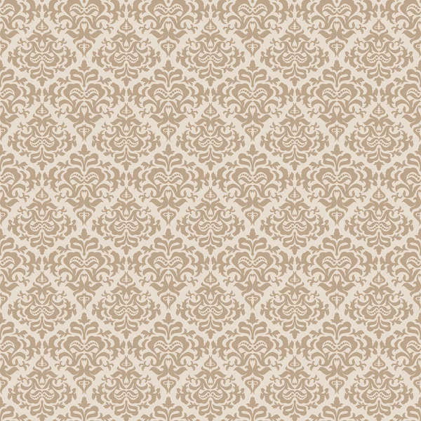 Modello di carta da parati beige — Vettoriale Stock