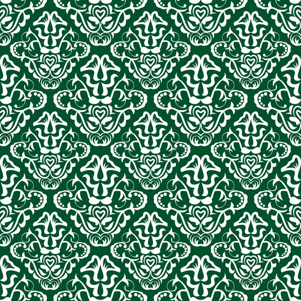 Zelený vzor tapety — Stockový vektor