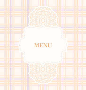 Vintage design menüsü