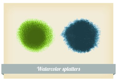 mavi nokta, suluboya arka plan