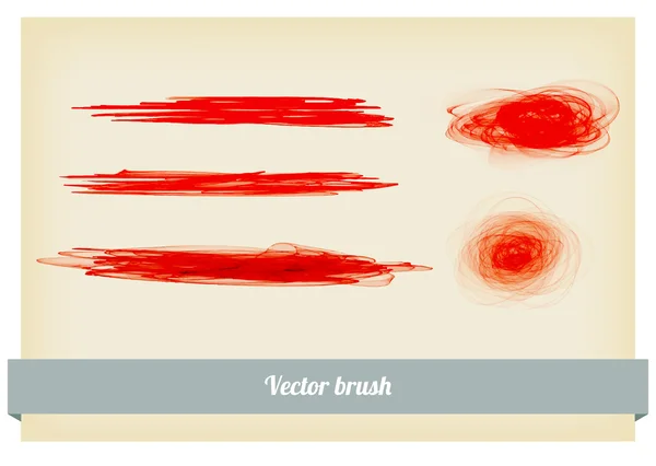 Pincel pintura salpicaduras vector — Archivo Imágenes Vectoriales