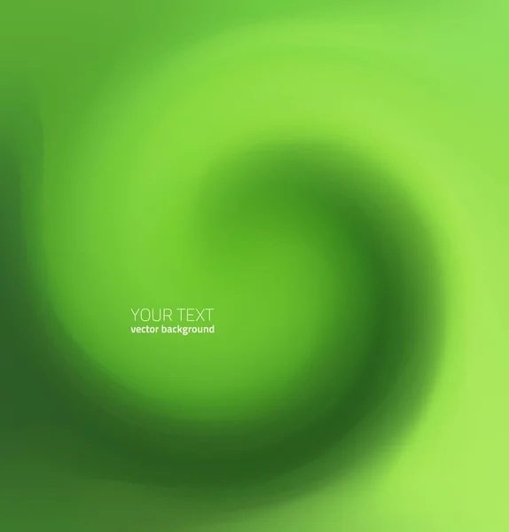 Résumé tourbillon fond vert — Image vectorielle
