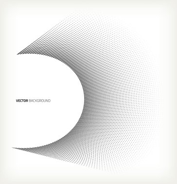 Vektör yarım ton noktaları.