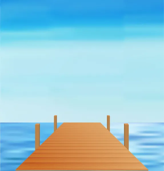 Lake dock Vector Art Stock Images | Depositphotos
