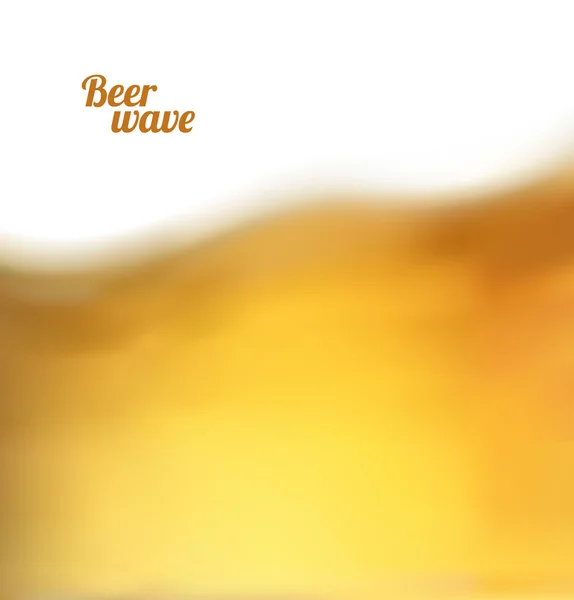 Illustration vectorielle de l'onde jaune — Image vectorielle