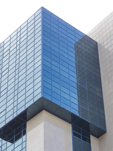 Blue glass modern building skyscrapers — Stock Photo, Image