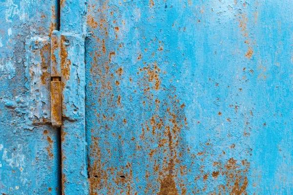 Grunge fond sans couture bleu métal rouillé — Photo