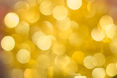 Altın christmas lights arka plan