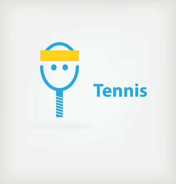 Symbole tennis — Image vectorielle