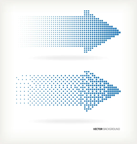 Flèches demi-tons — Image vectorielle