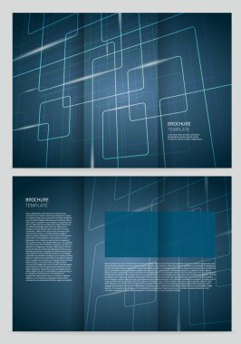 Vektör Broşürü Şablonu