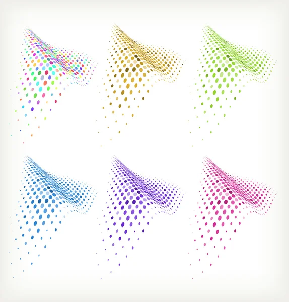 Vector halftone dots. — Stock Vector