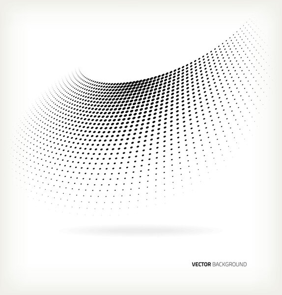 Vector halftone dots.