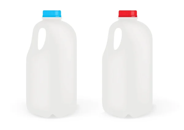 Bottiglie di latte — Vettoriale Stock