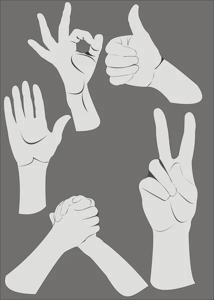 hareketleri ile parmak