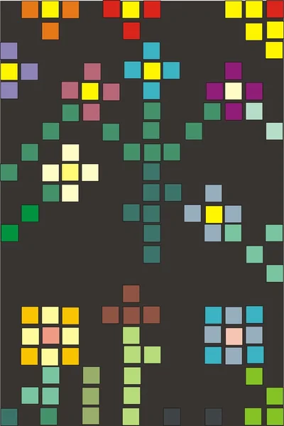 Nakışlı çiçekler.