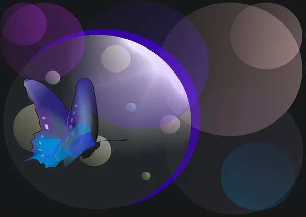 Koyu Mavi Soyut Arkaplan