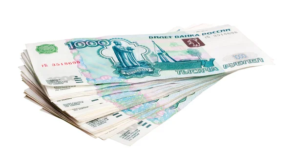 Rosyjskie pieniądze — Zdjęcie stockowe