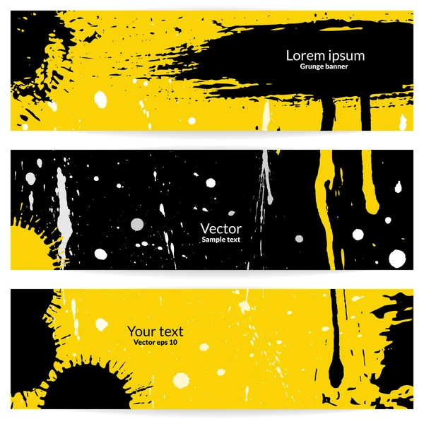 Grunge vektörel Banner
