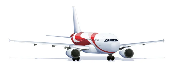 Illustration précise de l'avion — Image vectorielle