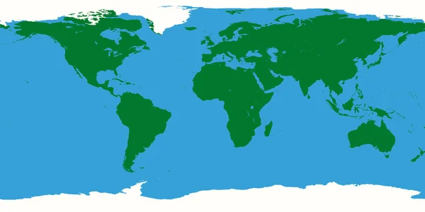 A la luz verdeDünya Haritası — Stok Vektör