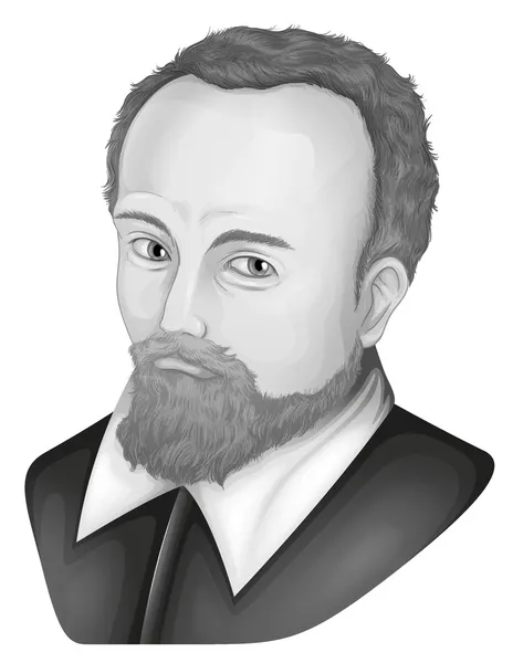 Johannes Kepler — Stockvektor