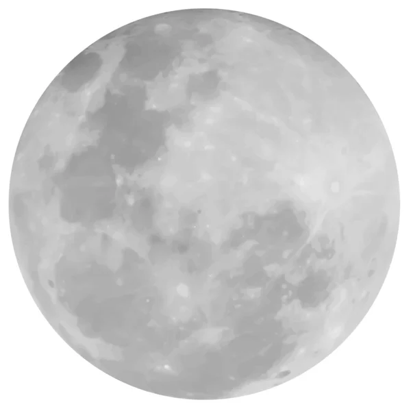 La lune de la Terre — Image vectorielle