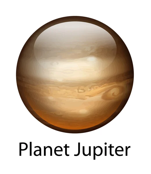 Planeta Jupiter — Vector de stoc