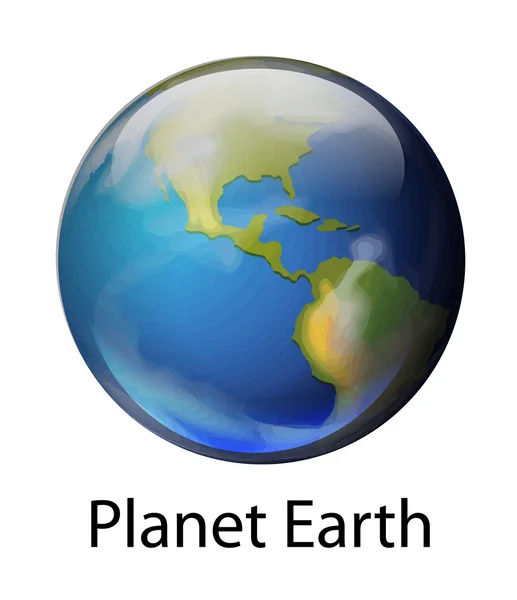 Planet Earth — Stock Vector