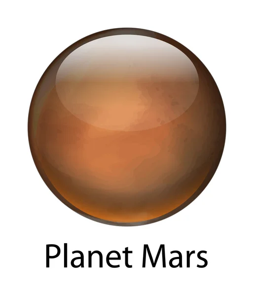 Planet Mars — Stock Vector