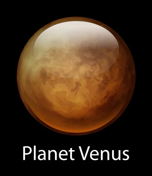 Planeta Venus — Vector de stoc