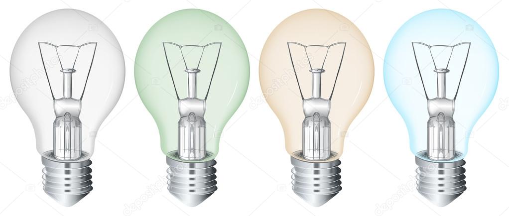 Four flourescent bulbs