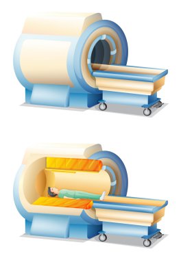 MRI machine clipart