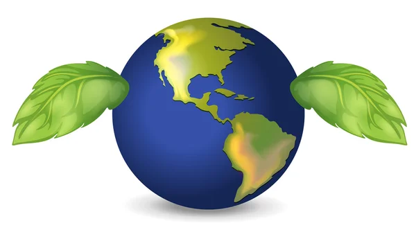 Terra Verde — Vetor de Stock