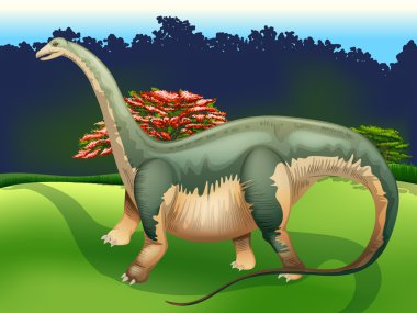 Apatosaurus clipart