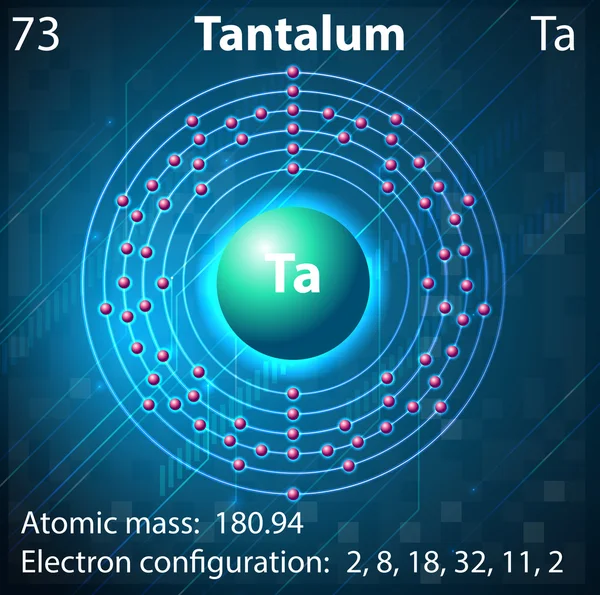 Tantalum — Stock Vector