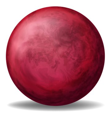 A red ball clipart