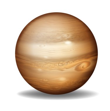 Planet Jupiter clipart