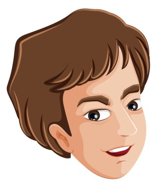 yakışıklı bir adam başı