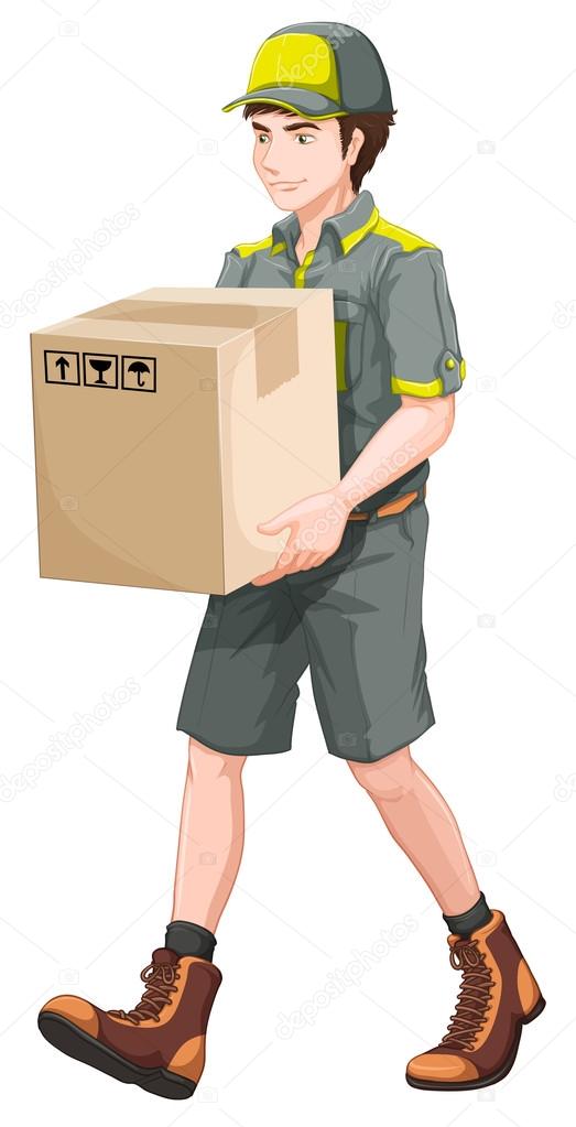 A delivery man