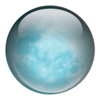 A blue ball clipart