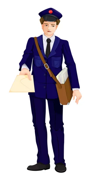 A postman — Stock Vector